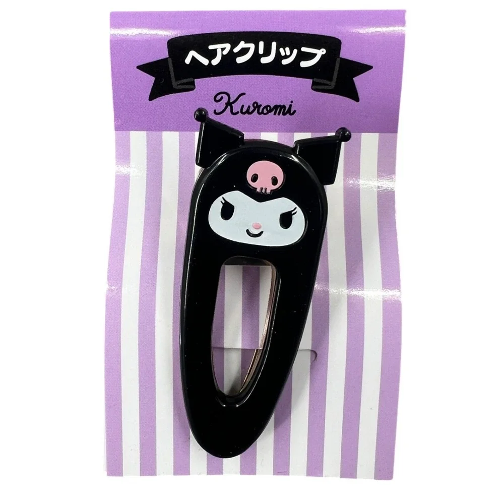 Sanrio Hair Clips Kuromi Pompompurin Set x 2‎ Kawaii NEW